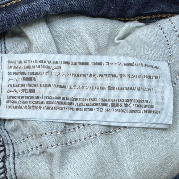 Hollister Womens 9R Blue Distressed Bootcut Jeans Denim Ripped Knee Medium Wash - Picture 7 of 13